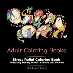 swear words adult coloring book