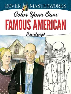 color your own famous american paintings