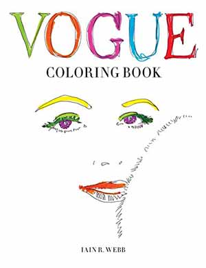 British Vogue coloring book